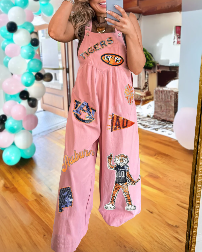 Auburn Tigers Sequined Jumpsuit