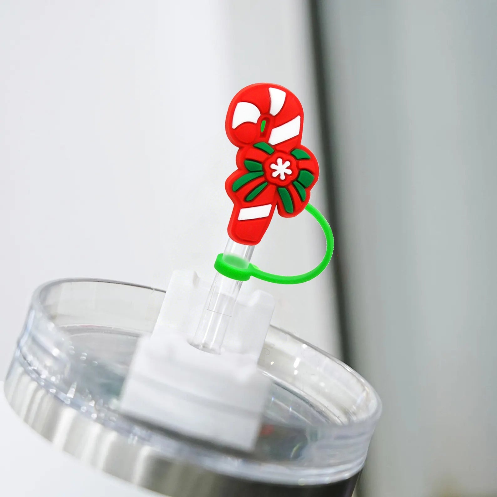 Christmas Trim Straw Protector