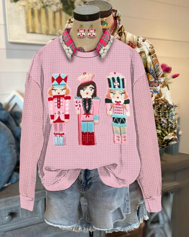 Nutcracker Character Casual Sweatshirt