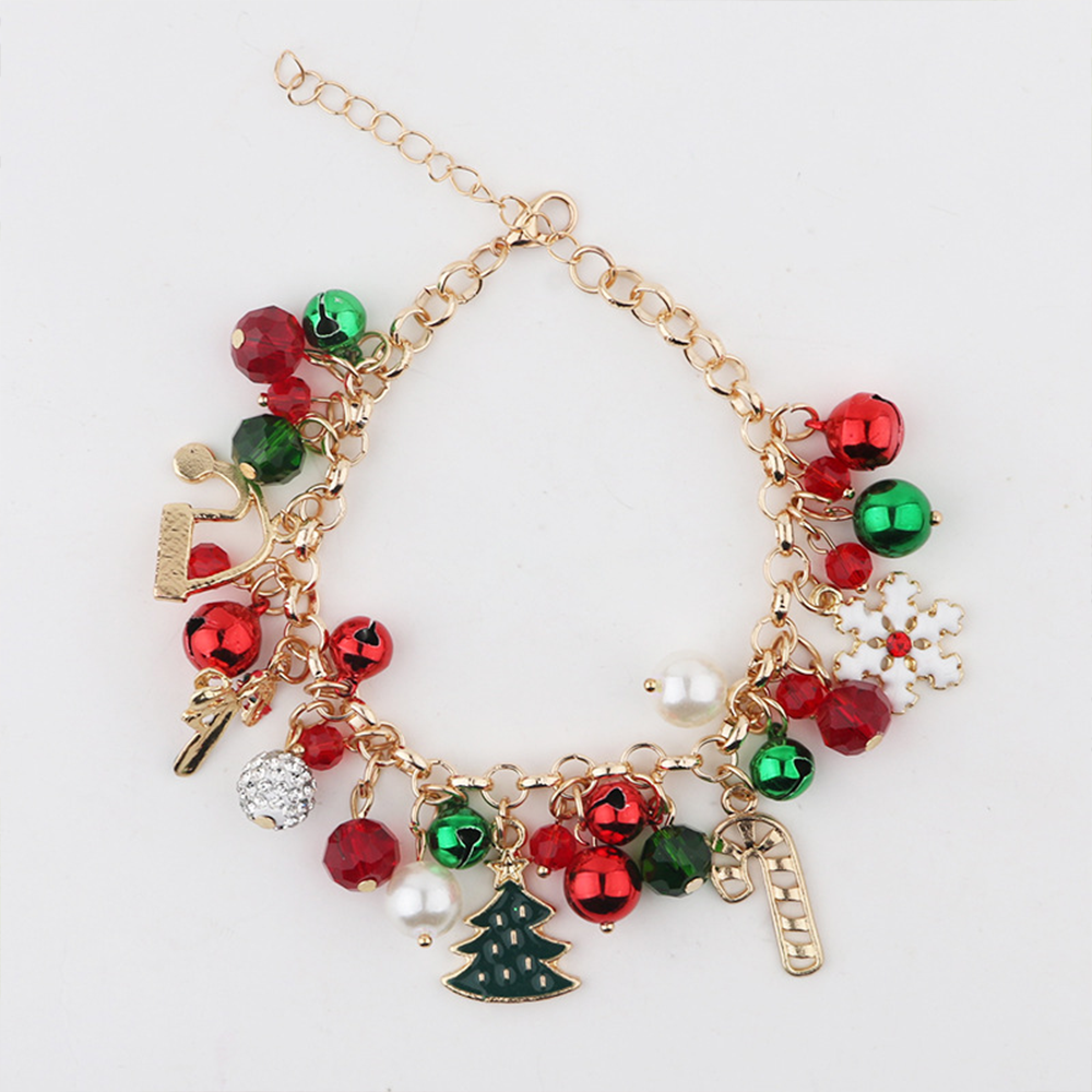 Christmas Trim Metal Bracelet