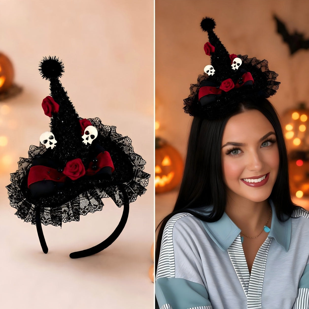 Halloween Pumpkin Hat Headband