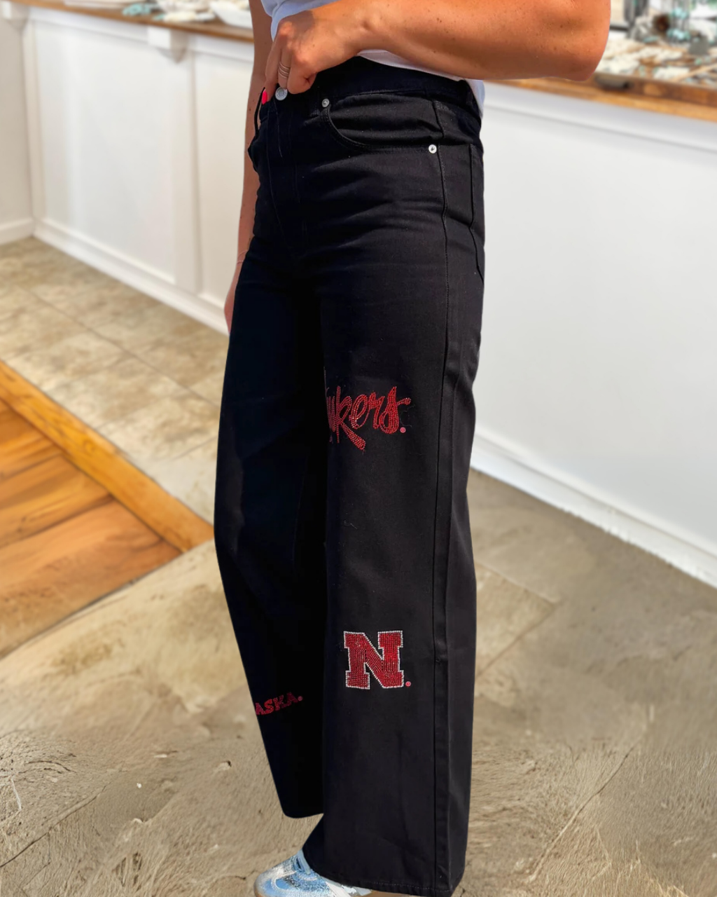 Game Day Sequin High Elastic Pants