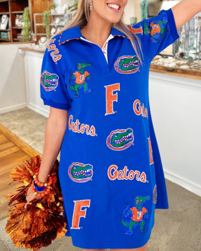 Florida Gators Sequined Mini Dress