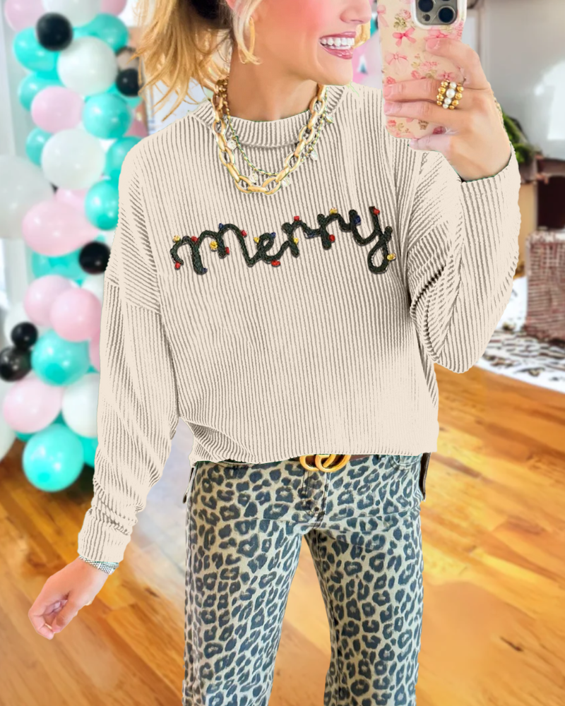 Christmas Graphic Casual Sweatshirt