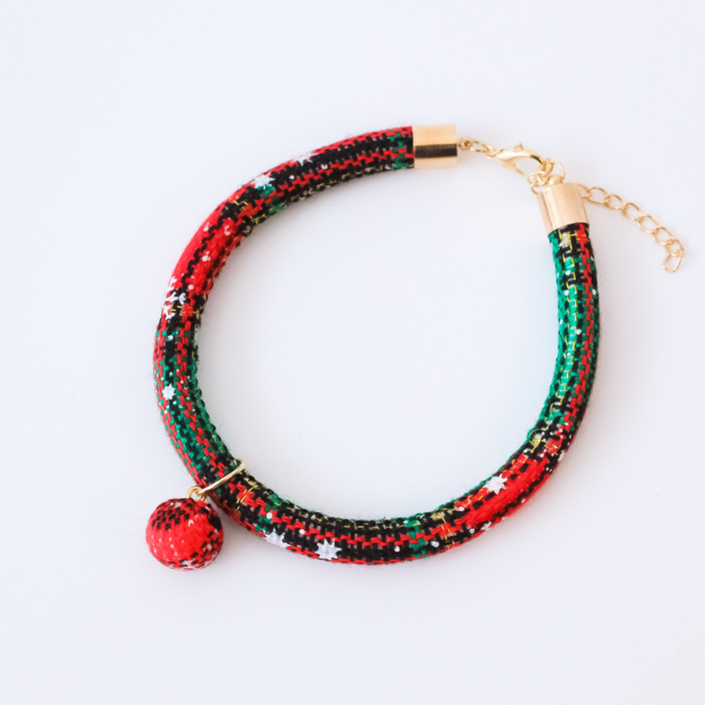 Christmas Trim Pet Collar