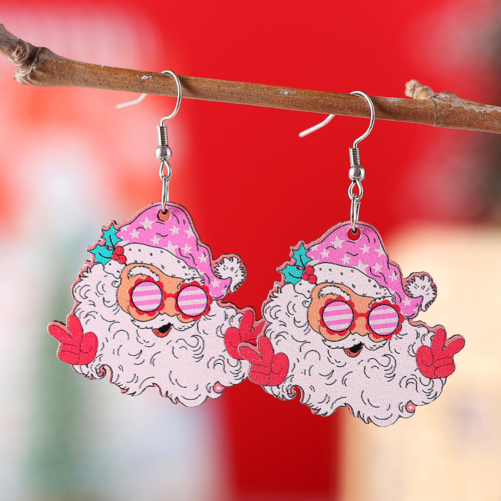 Santa Claus Trim Earrings