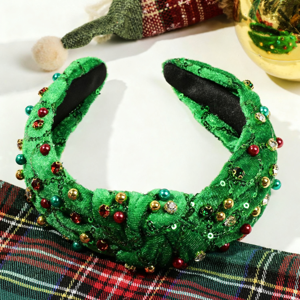 Christmas Diamond Sequin Headband