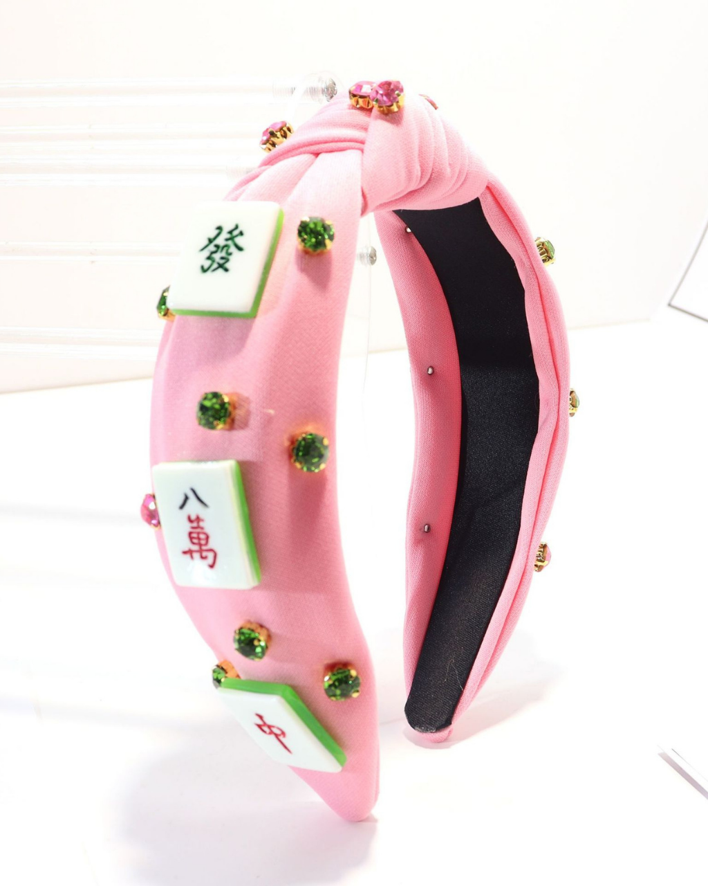 Mahjong Rhinestone Headband