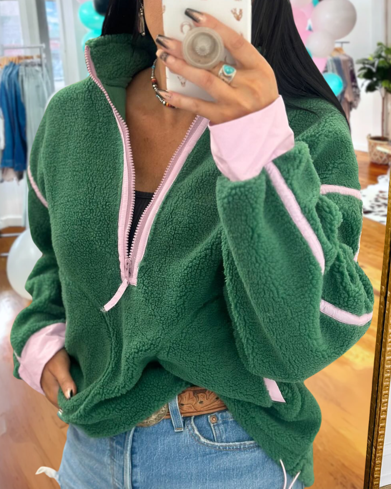 Polar Fleece Half Zip Pullover