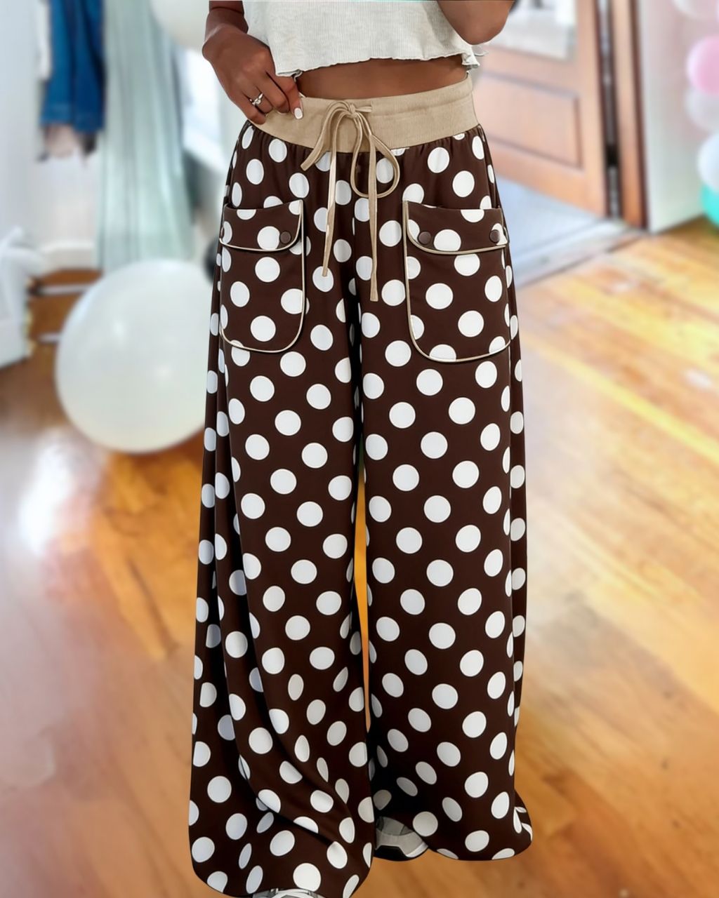 Casual Loose Polka Dot Pants