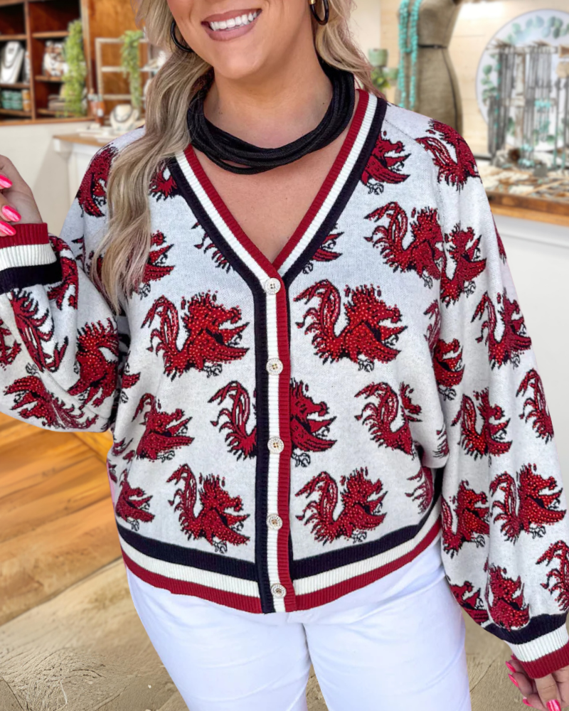 South Carolina V-neck Cardigan