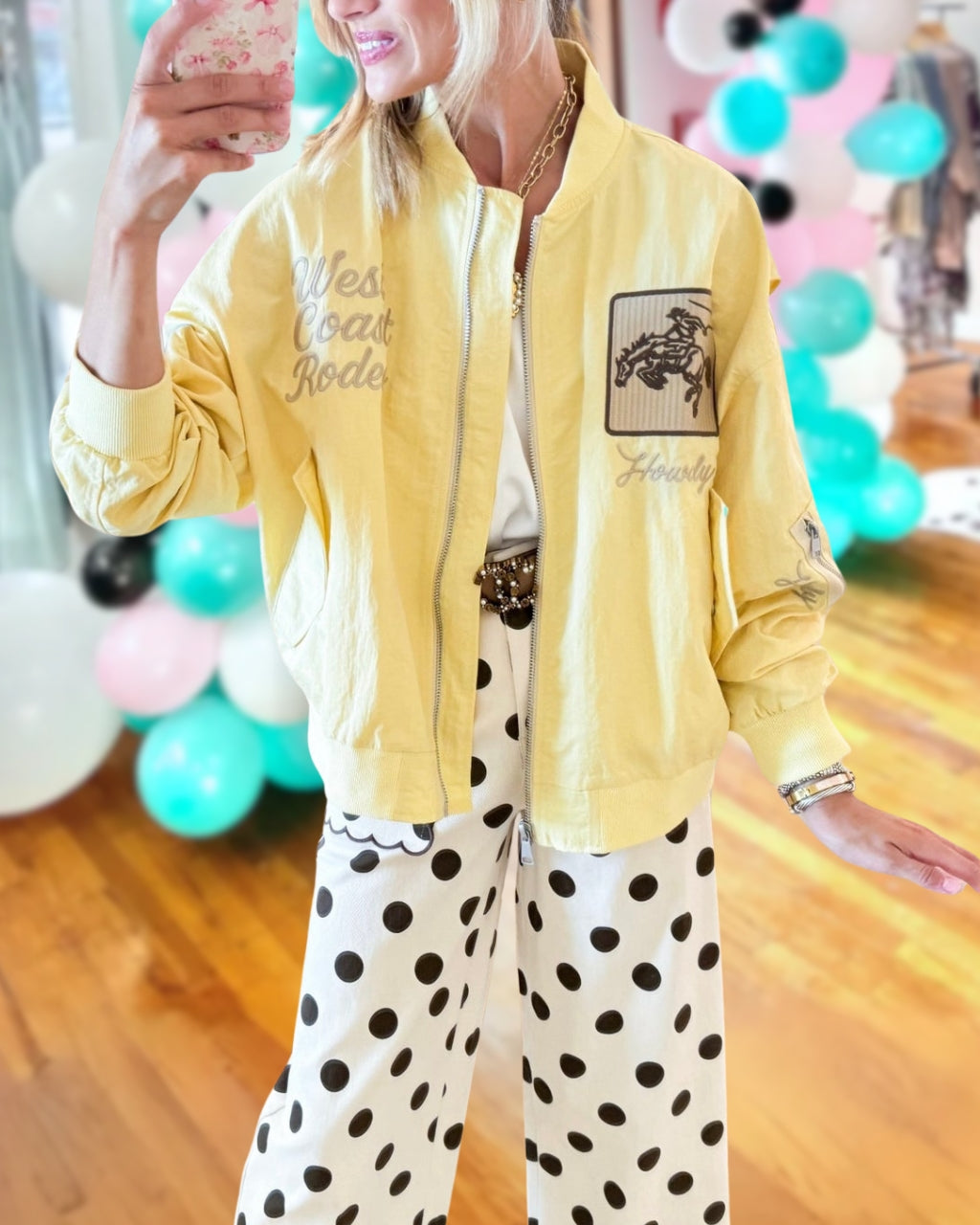 Retro Embroidery Bomber Jacket
