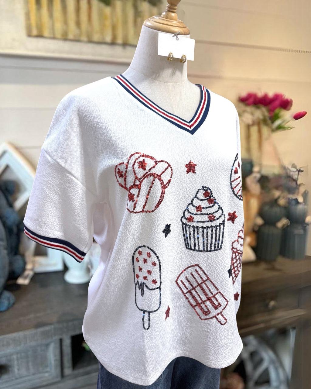 Star & Sweets Sequin Top