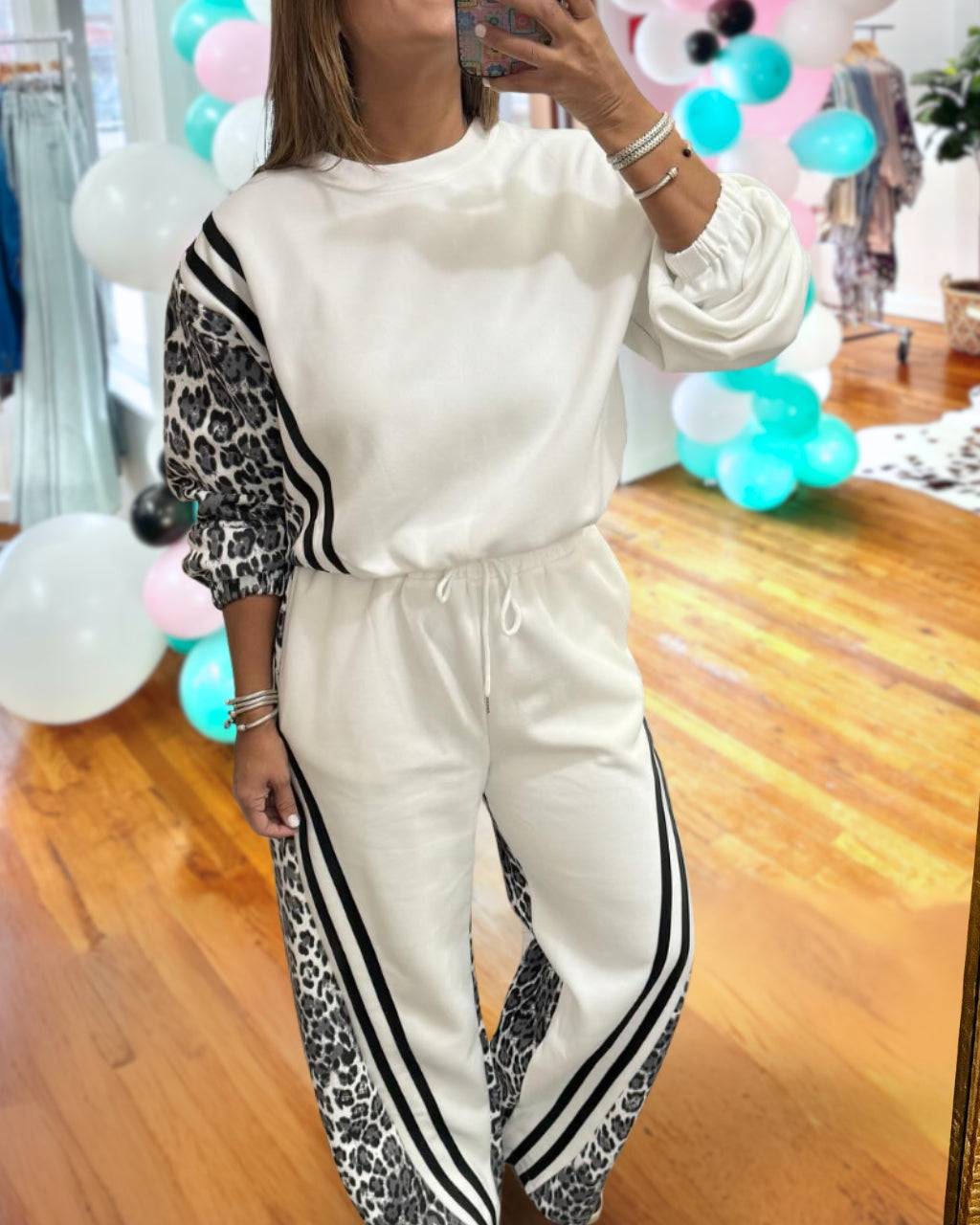 Patchwork Leopard Cotton Set