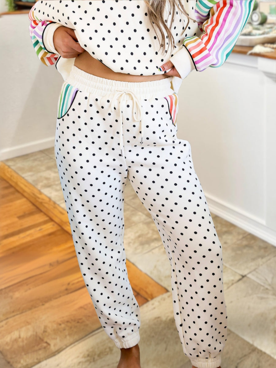Polka Dot Rainbow ColorBlock Set