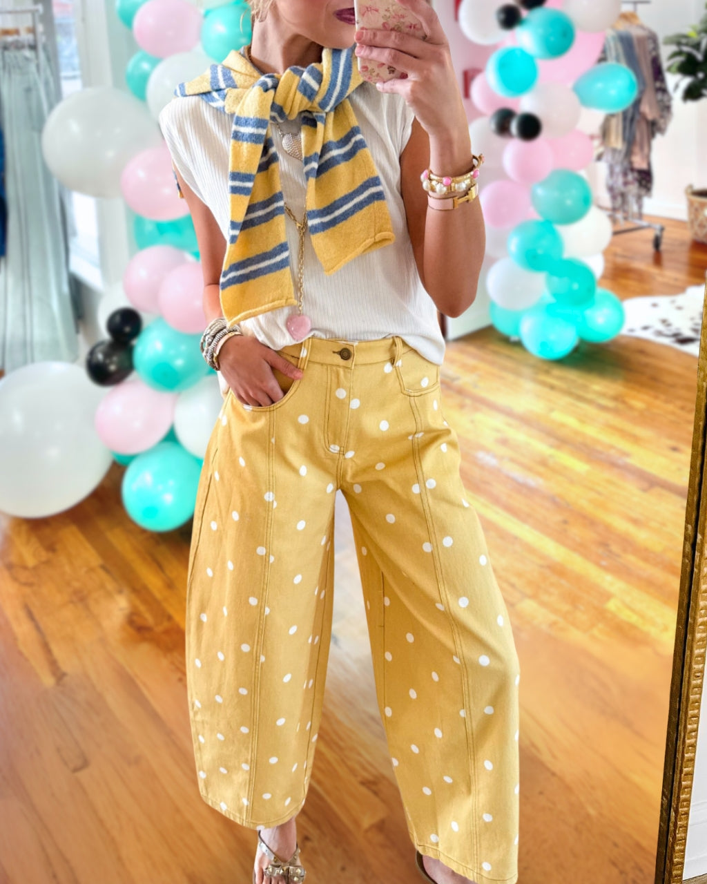 Classic Polka-Dot Pants