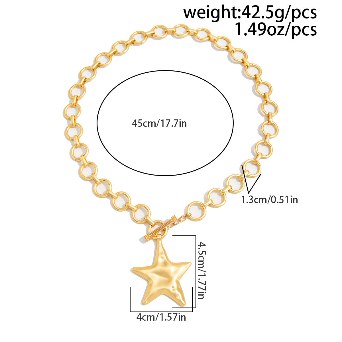 Star Metal Necklace