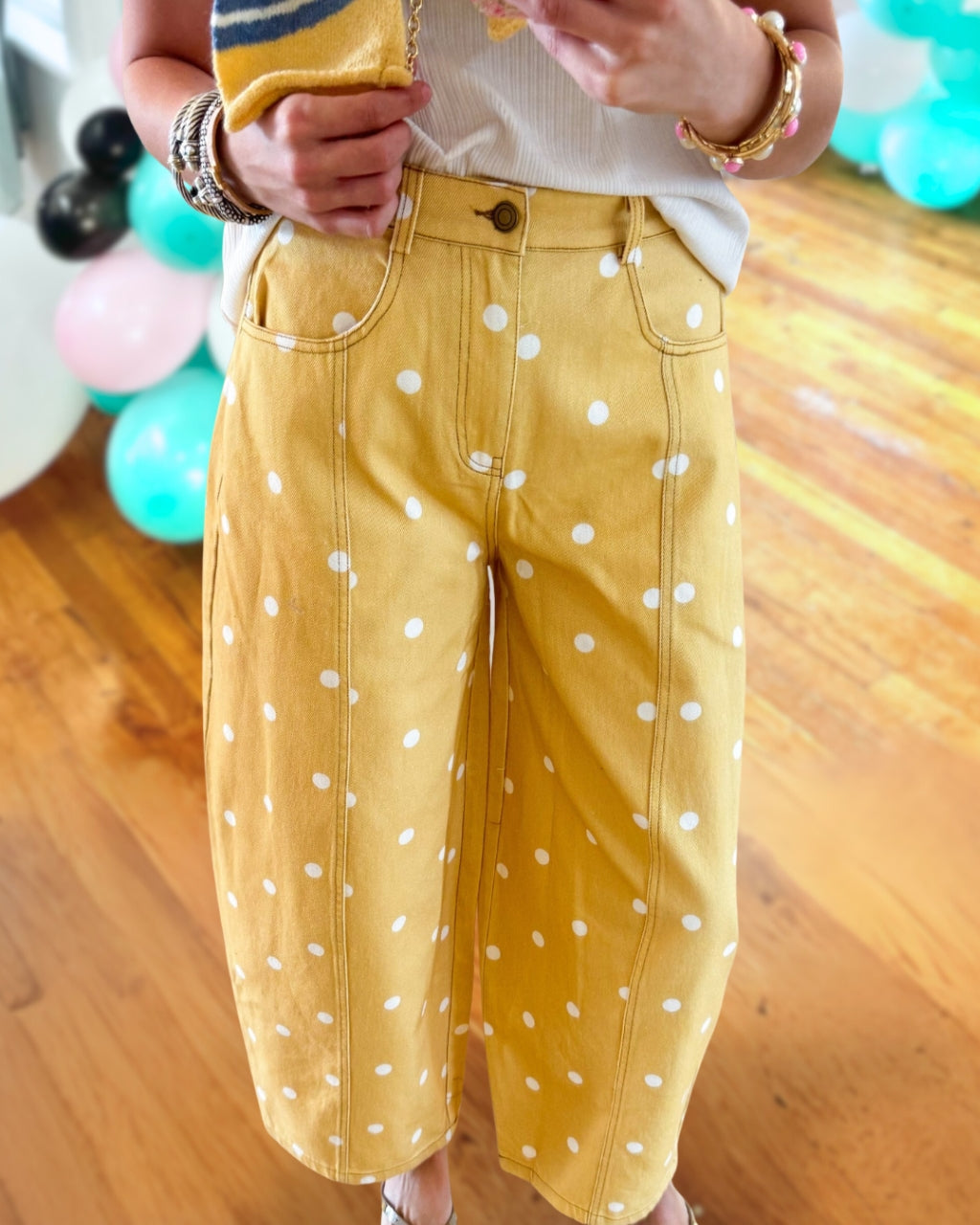 Classic Polka-Dot Pants