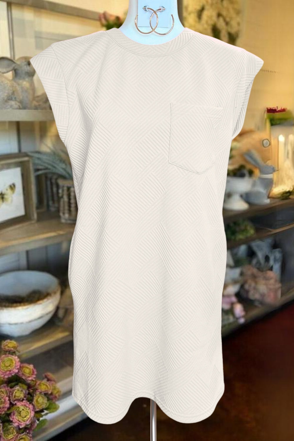 Galore Texture Mini Dress