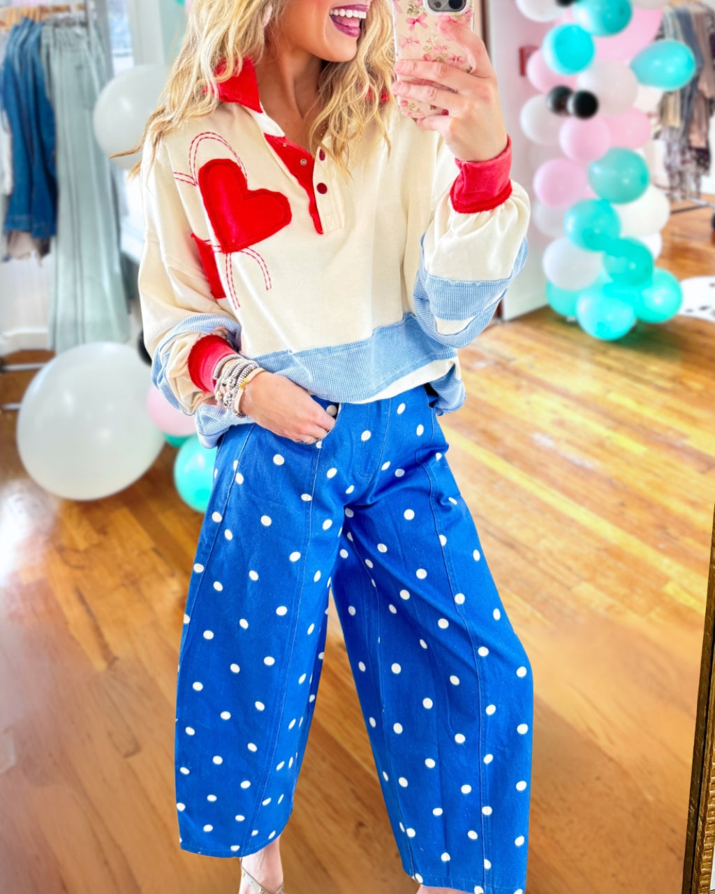 Classic Polka-Dot Pants
