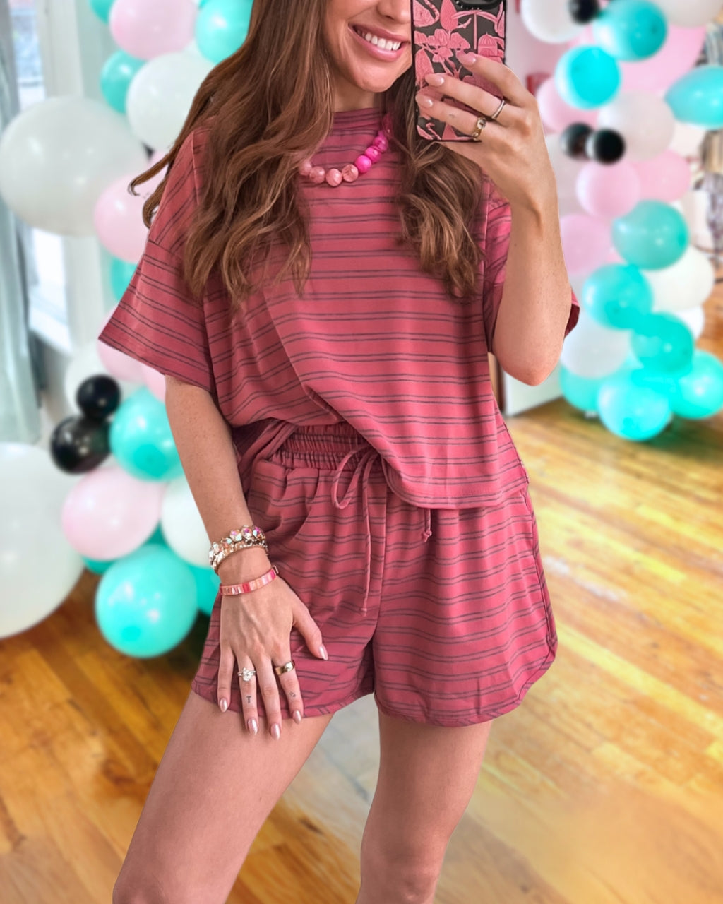 Everyday Stripe Two Piece Set