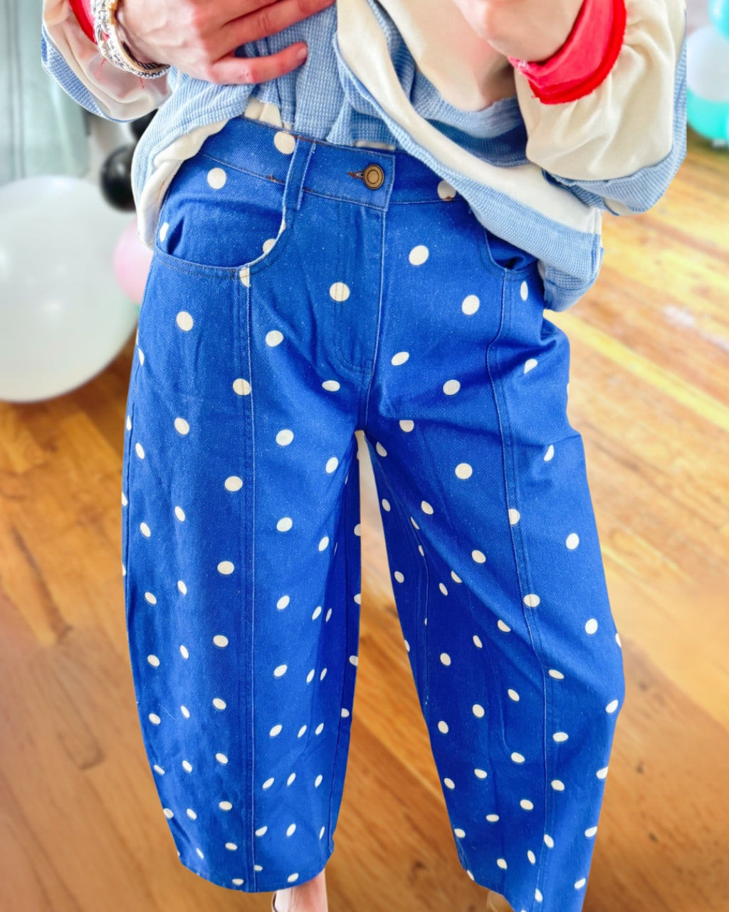 Classic Polka-Dot Pants