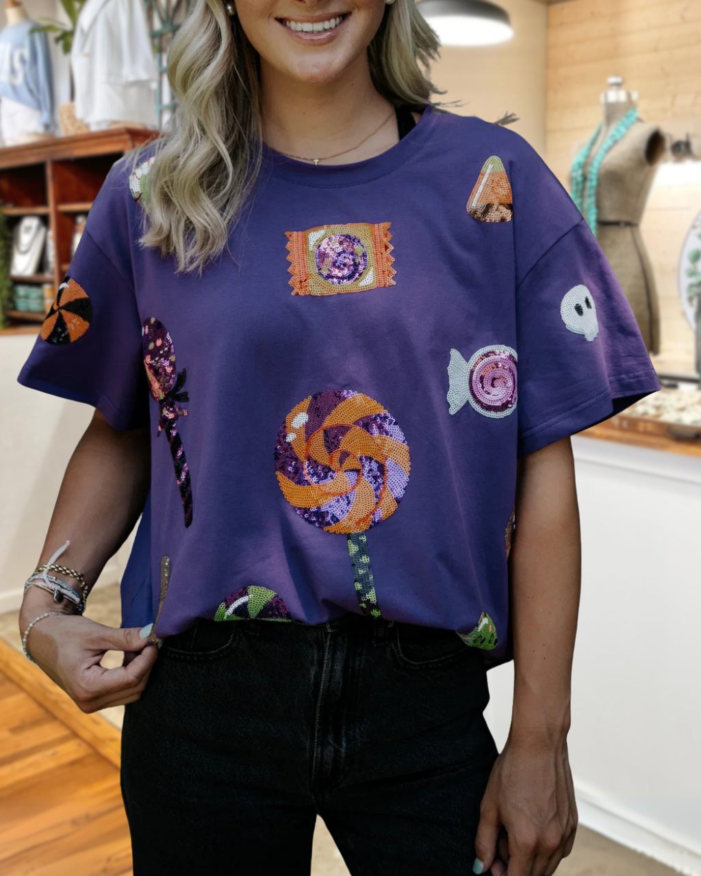 Fun Candy Sequin T-shirt