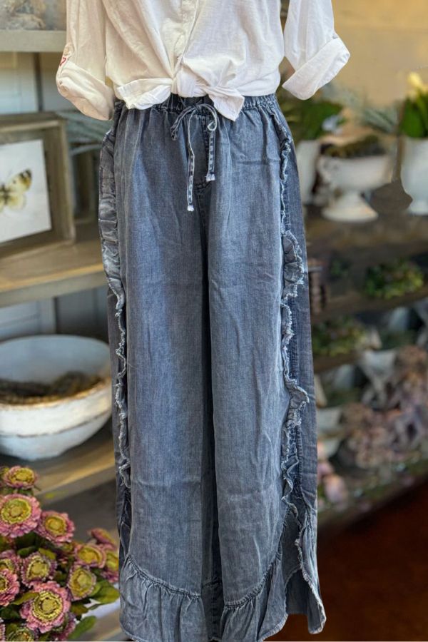 Bohemian Ruffle Pant