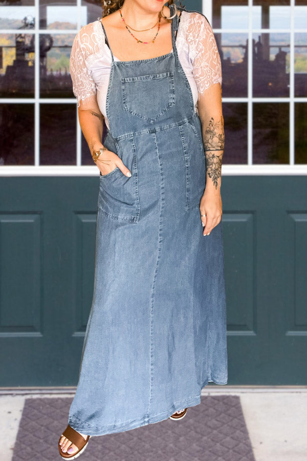Jo Denim Maxi Dress