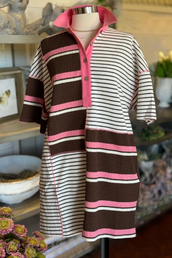 Ice Cream Stripe Dress