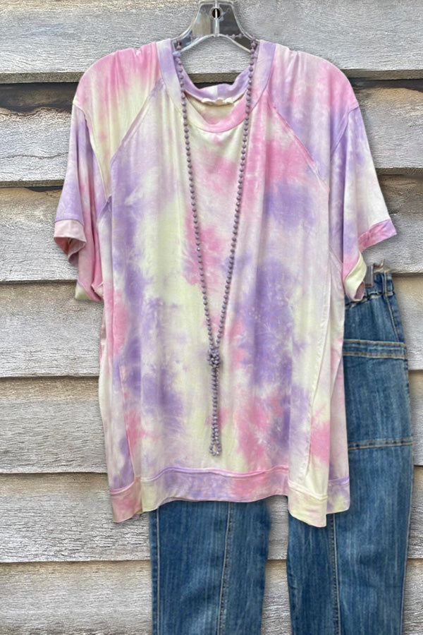 Light Purple Tie-Dye T-Shirt