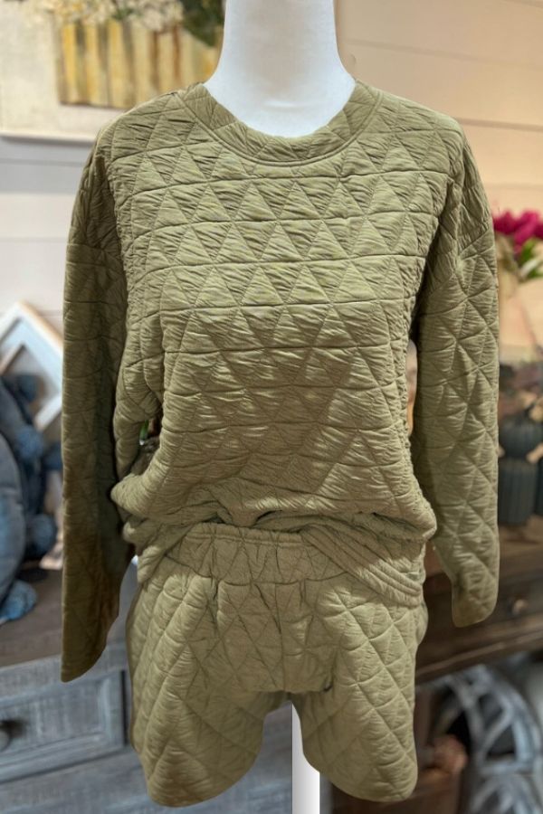 Quilted Short Lounge Sets