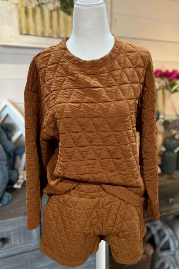 Quilted Short Lounge Sets