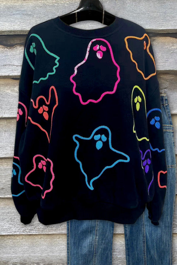 Rainbow Boo Sweatshirt