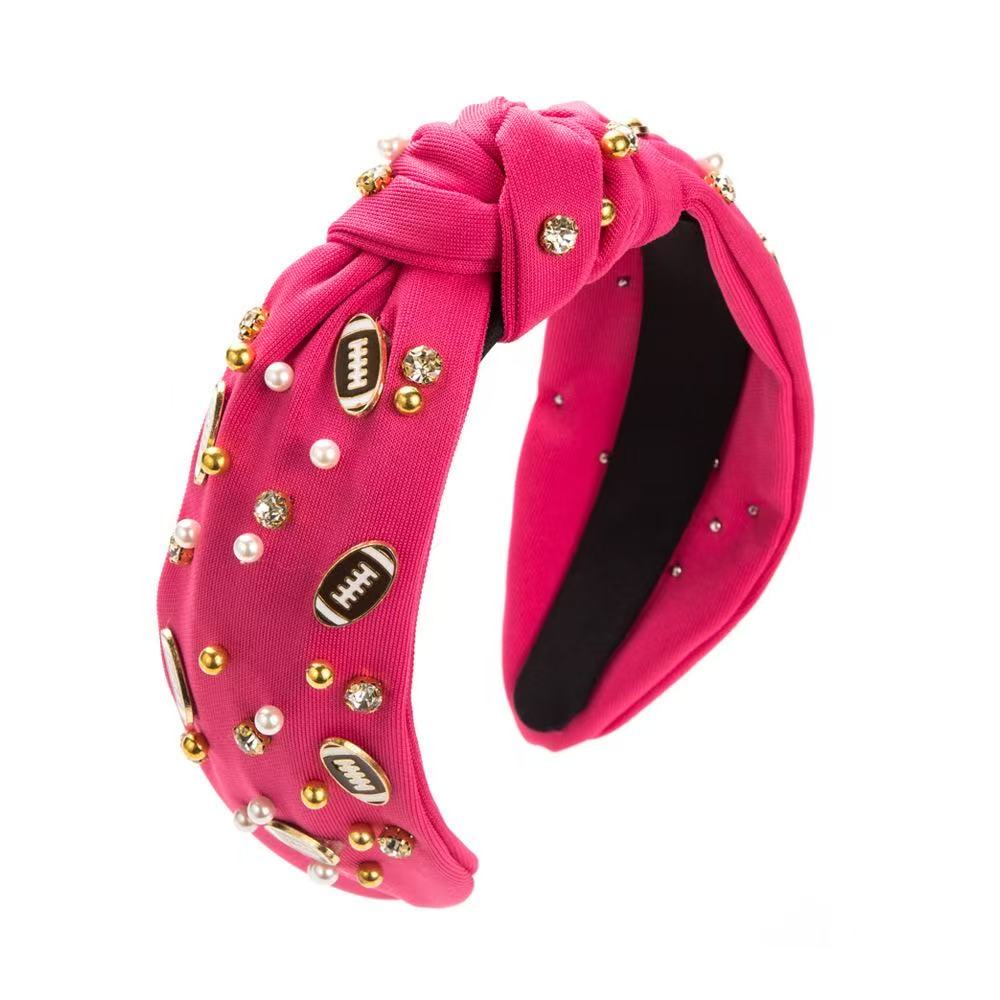 Football Rhinestone Headband