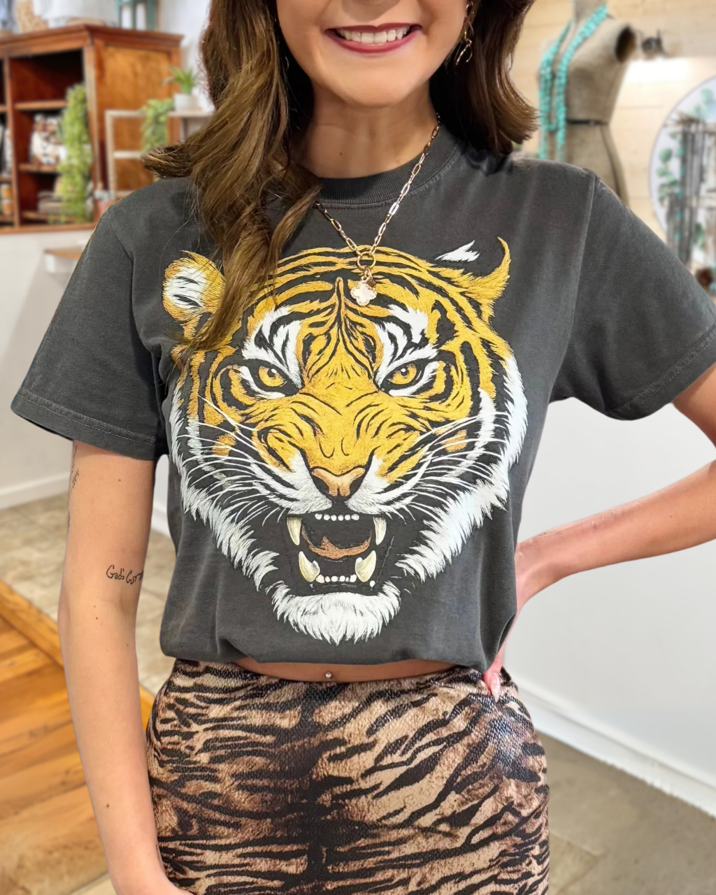 Game Day Retro Tiger T-Shirt