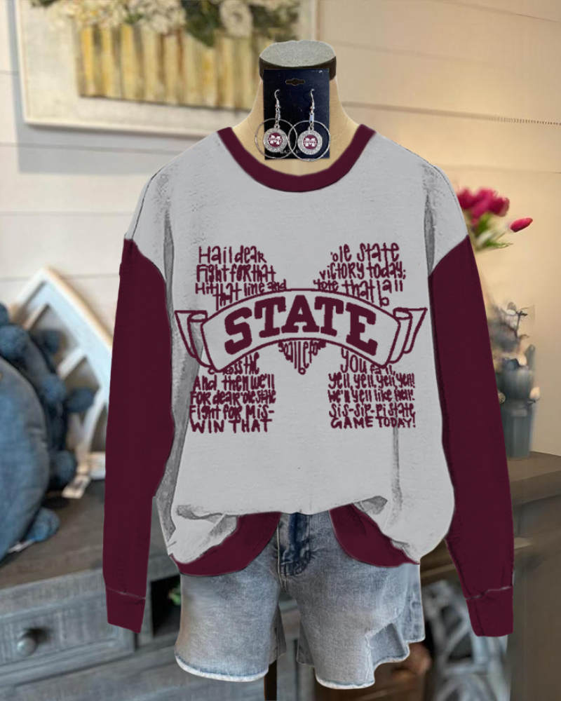 MSU State Crew Neck Sweatshirt