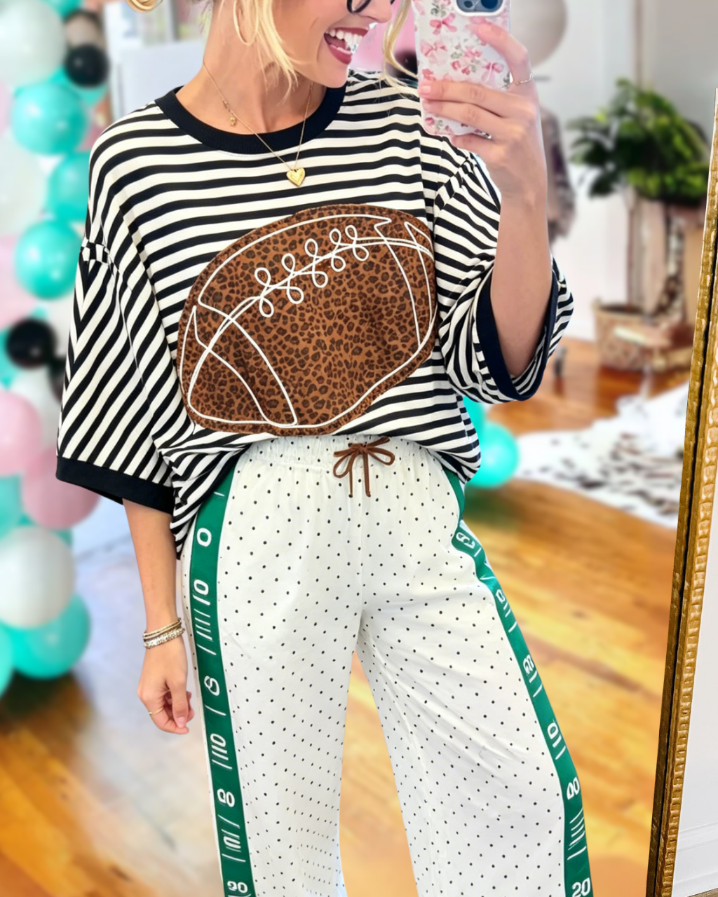 Leopard Football Wild Game Top