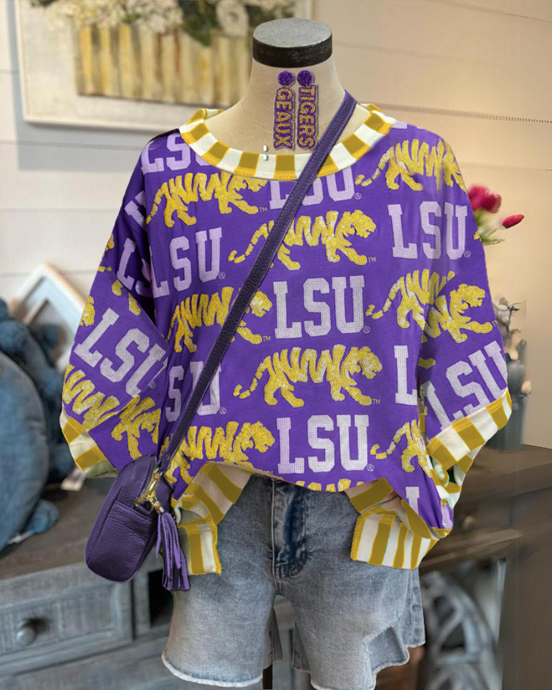 LSU Tigers Contrast T-Shirt