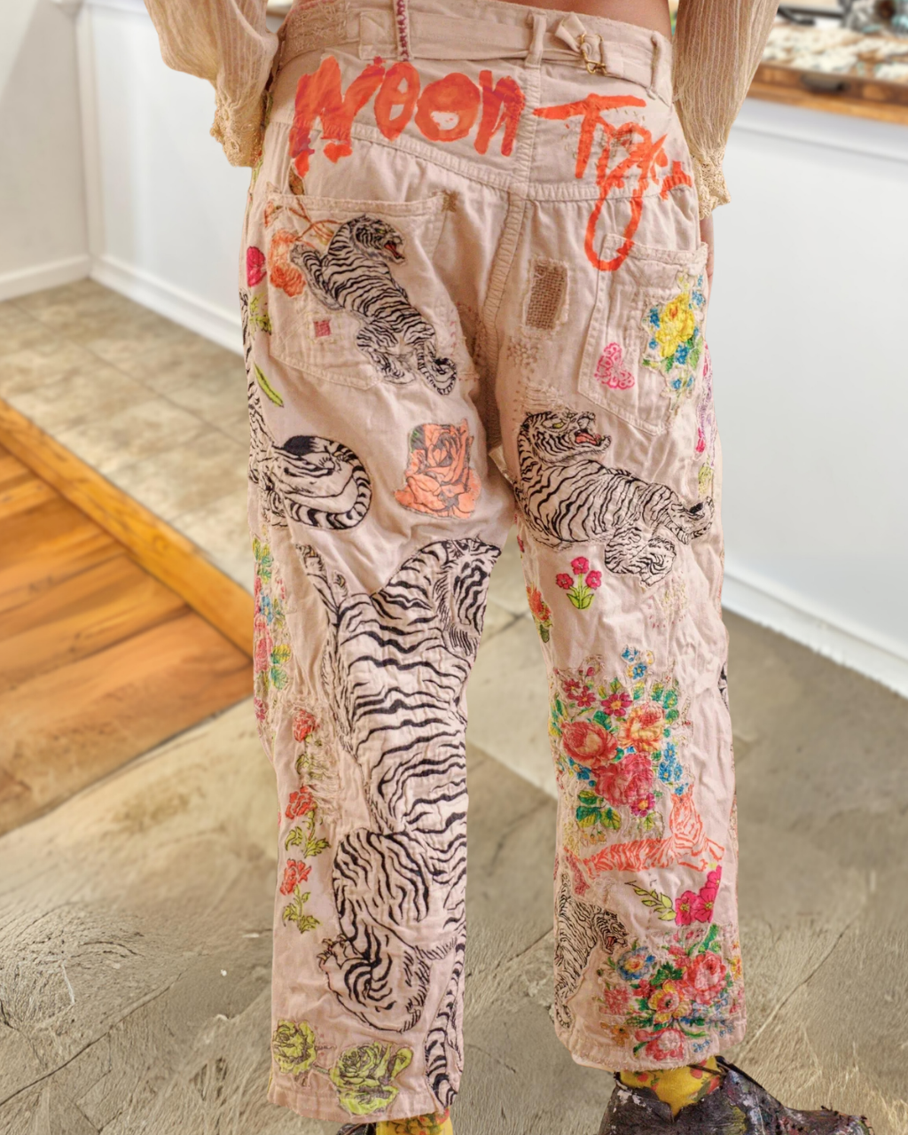 Tiger Flower Miner Pants