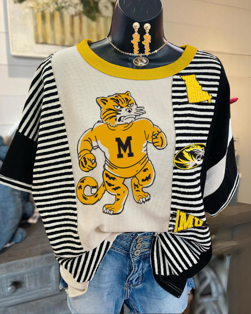 Sequin Mizzou Tigers Tee