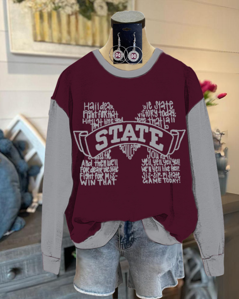 MSU State Crew Neck Sweatshirt