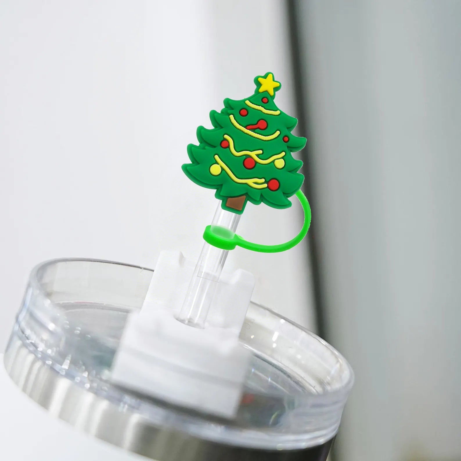 Christmas Trim Straw Protector