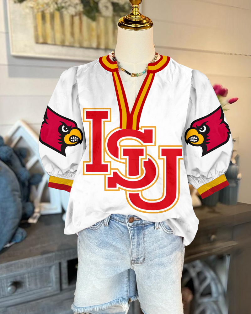 ISU Cyclones Satin Top