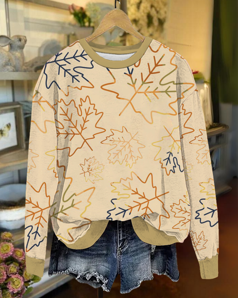 Autumn Maple Leaf Sweatshirt