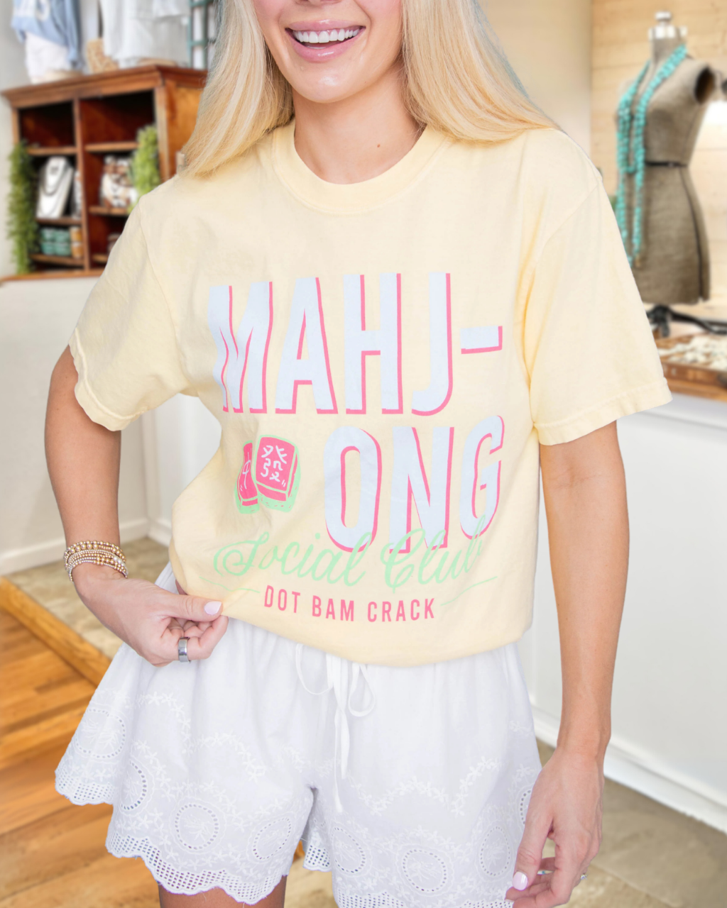 Mahjong Club Crewneck T-Shirt