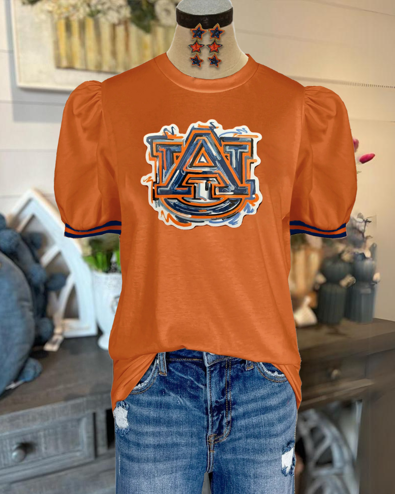 Auburn Tigers Graphic Printed Tee