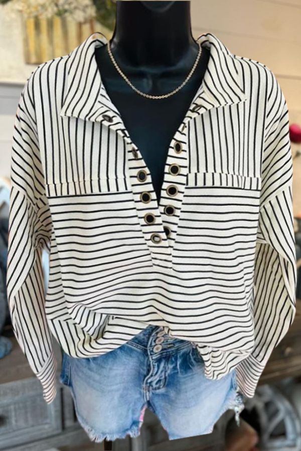 Life Lesson Striped Top