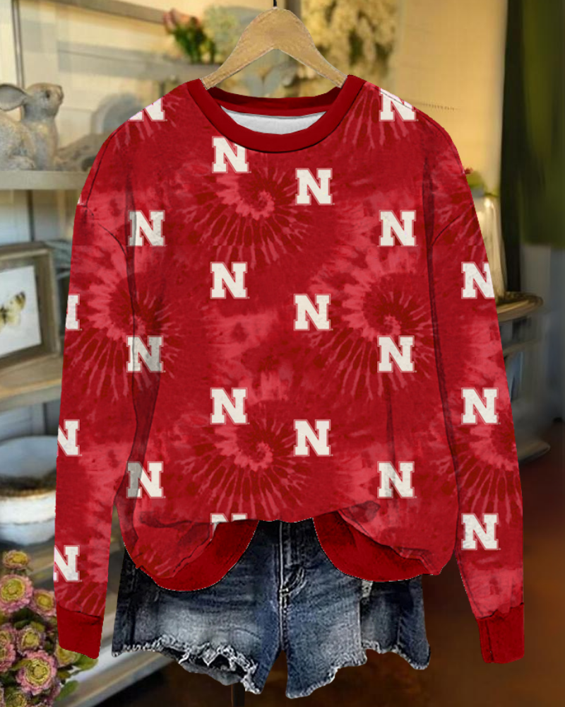 Nebraska Huskers N Print Sweatshirt
