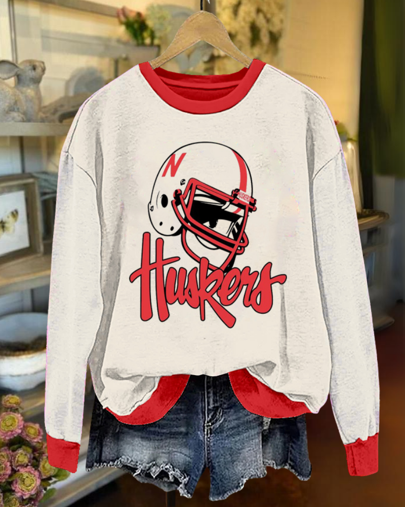 Nebraska Huskers Graphic Sweatshirt